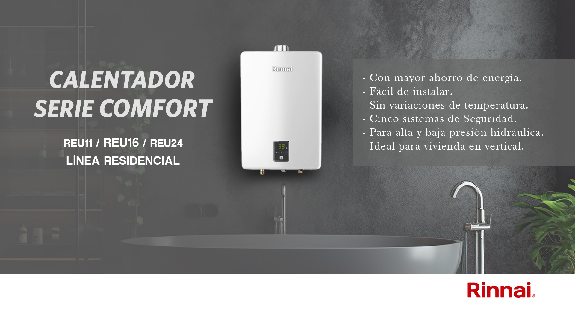 calentador SERIE confort web
